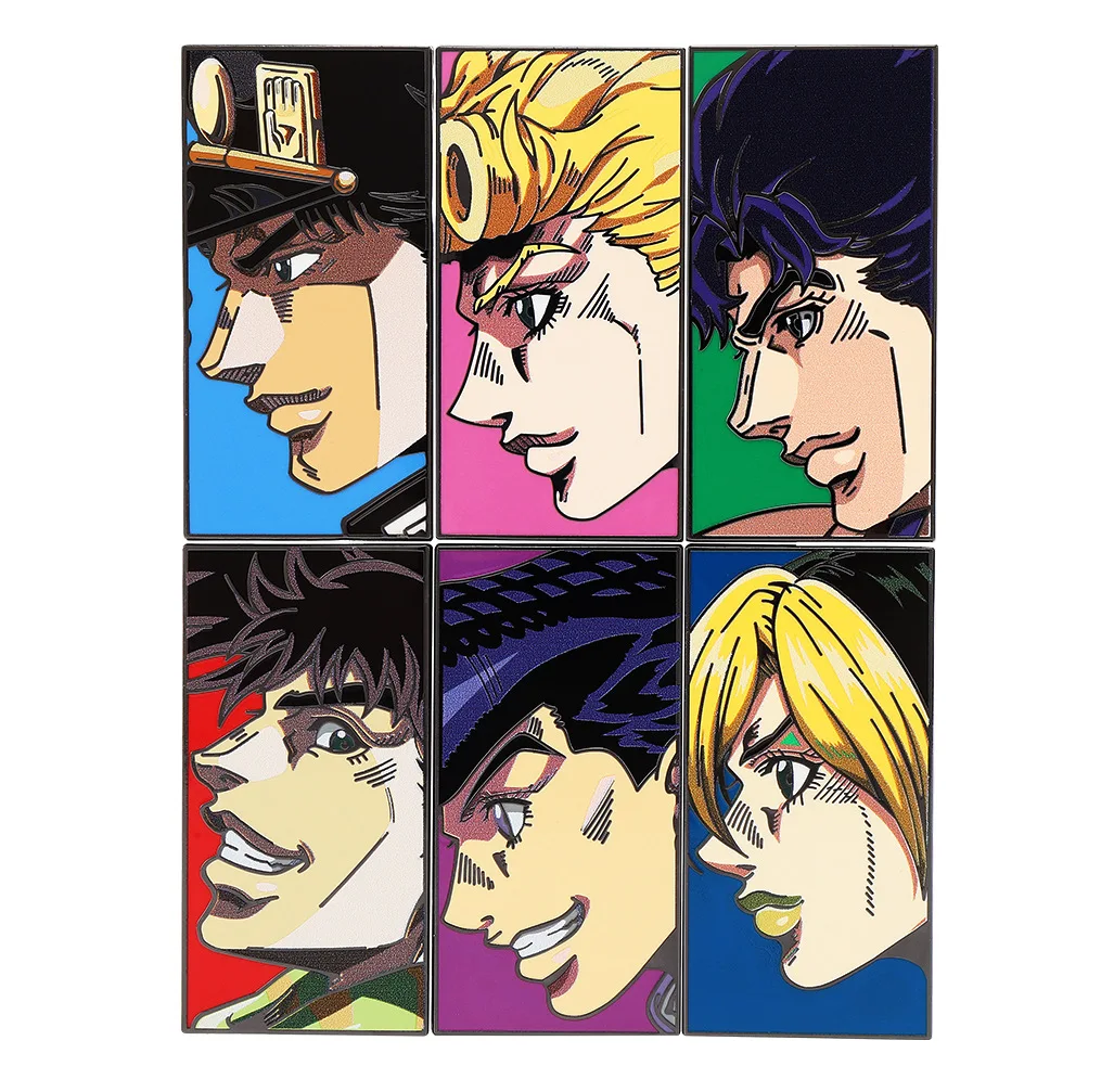 JoJo's Bizarre Adventure Metal Badge Japanese Anime Peripheral Brooch Backpack Accessories Pin