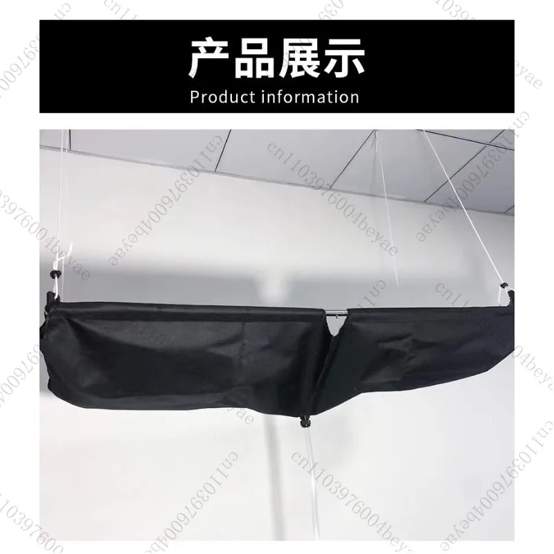 أداة تنظيف ماكينة قنوات مكيف الهواء، لا تفكيك، شفافة سميكة مقاومة للماء