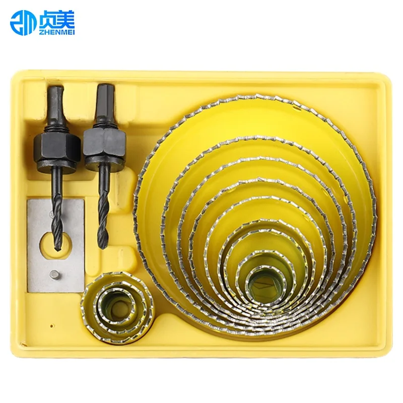 Woodworking Hole Saw Spotlights Set Pvc Plastic Wood Drill Hole Perforated Plasterboard Reamer Multifunction