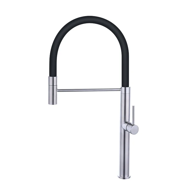 

Faucet silicone hose, pull-up type, kitchen sink faucet hot and cold