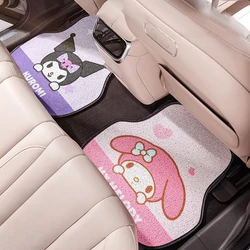 Kuromi Car Floor Mats Are Anti-Dirty, Wear-Resistant and Non-Slip Sanrio Cute Cartoon Anime Car Decoration Accessories Gifts