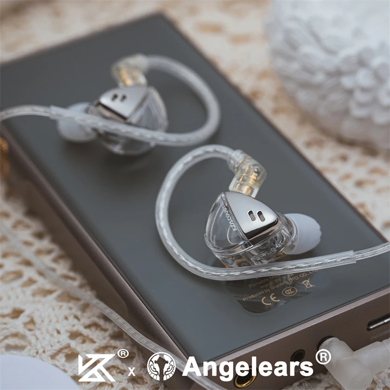 KZ X Angelears Libra X سماعات أذن سلكية HiFi Bass Music سماعات رياضية Hi Res Ultra Wide Frequency Dynamic IEM سماعة الألعاب #6