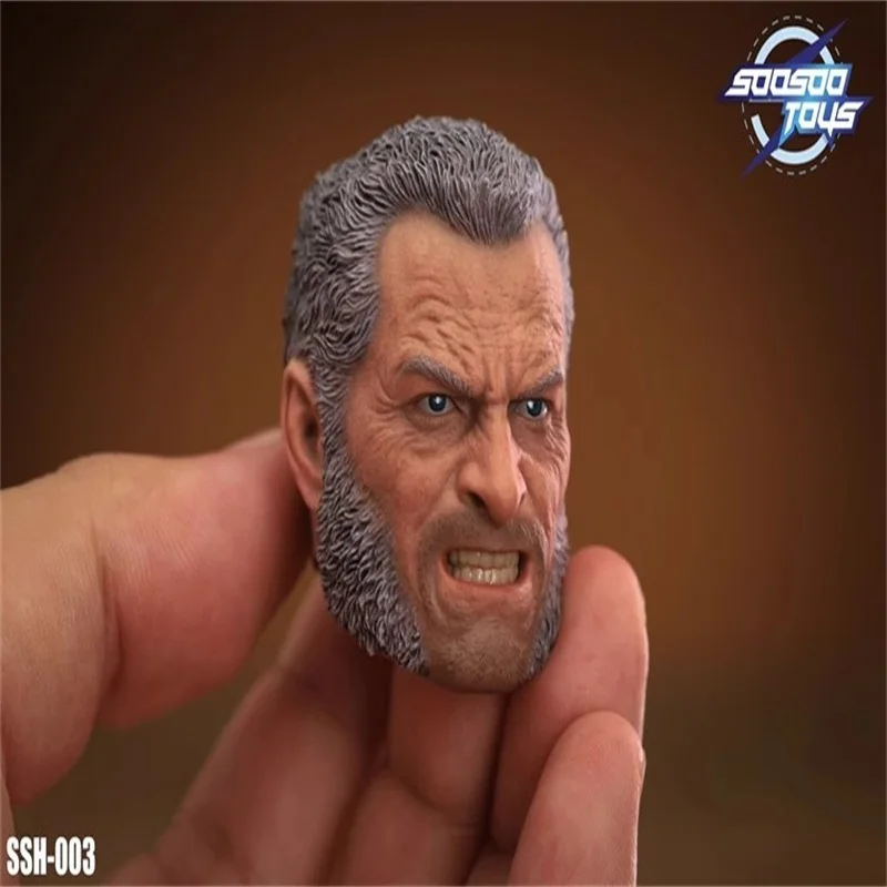 SSH-003 SOOSOOTOYS 1/6 الجندي الذئب العم رئيس نحت لعبة مجسمة صالح 12 ''عمل أرقام في الأوراق المالية