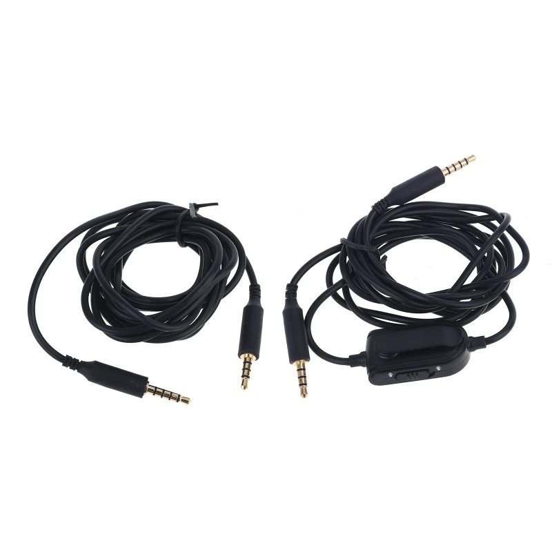 Headphone Cable Audio Cord Line With Volume control for Logitech Astro A10 A40 A30 Earphones Gaming Headset Accessories
