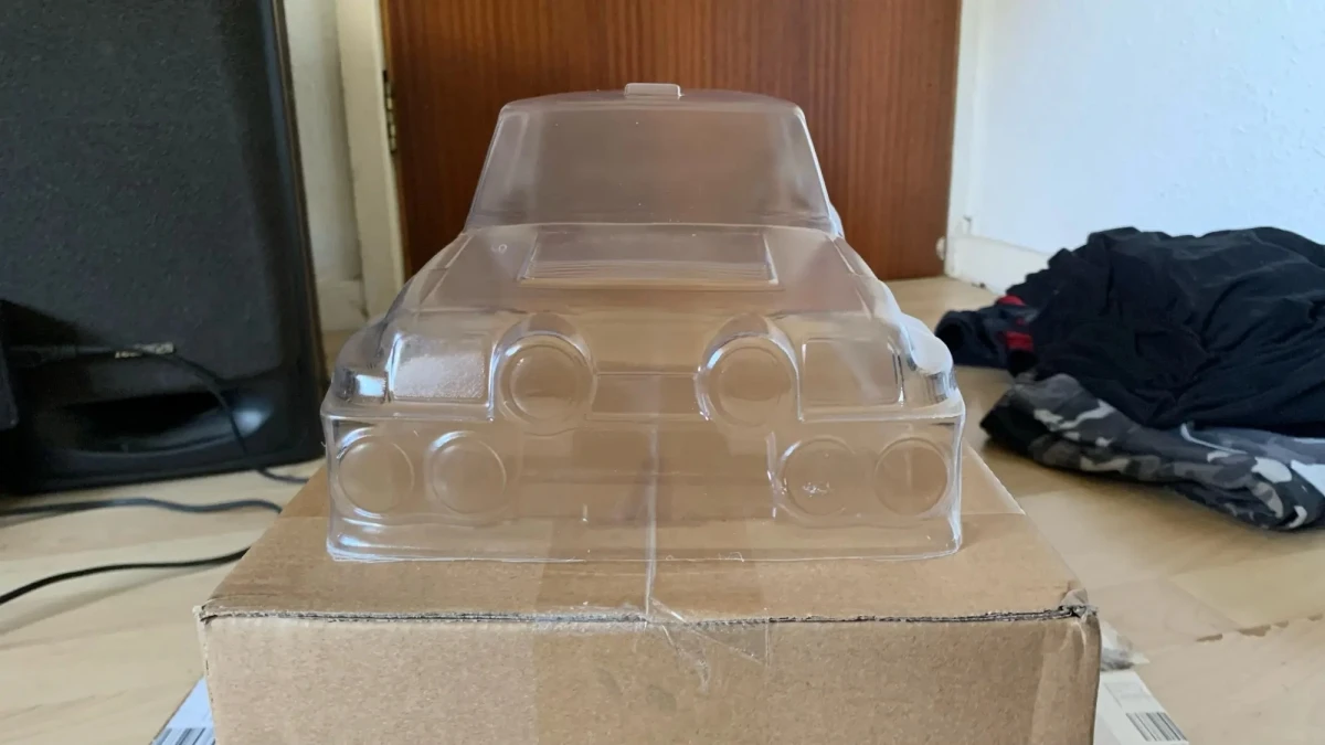1/10 scale Clear polycarbonate RC Rally body shell 190mm fit Tamiya tt02 Chassis