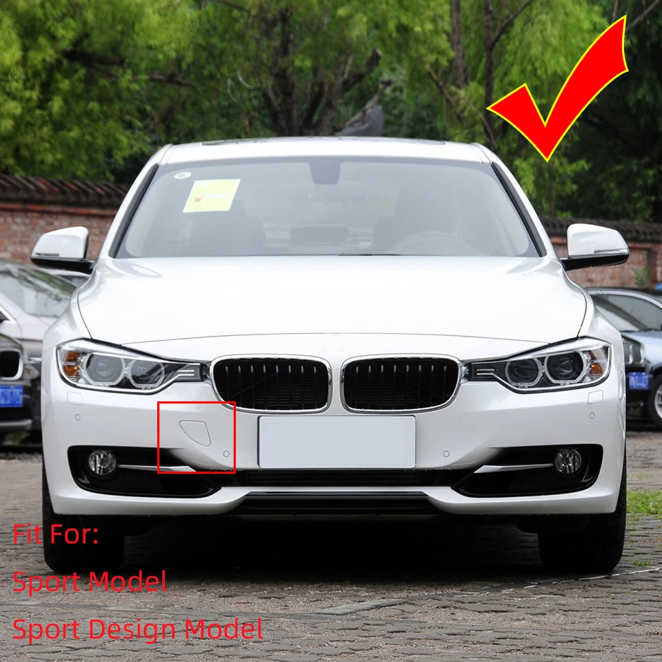 Car Front Bumper Tow Hook Eye Cap For BMW 320 328 330 335 F30 F31 2012 2013 2014 2015 High Quality Tow Cover Lid Trim Painted