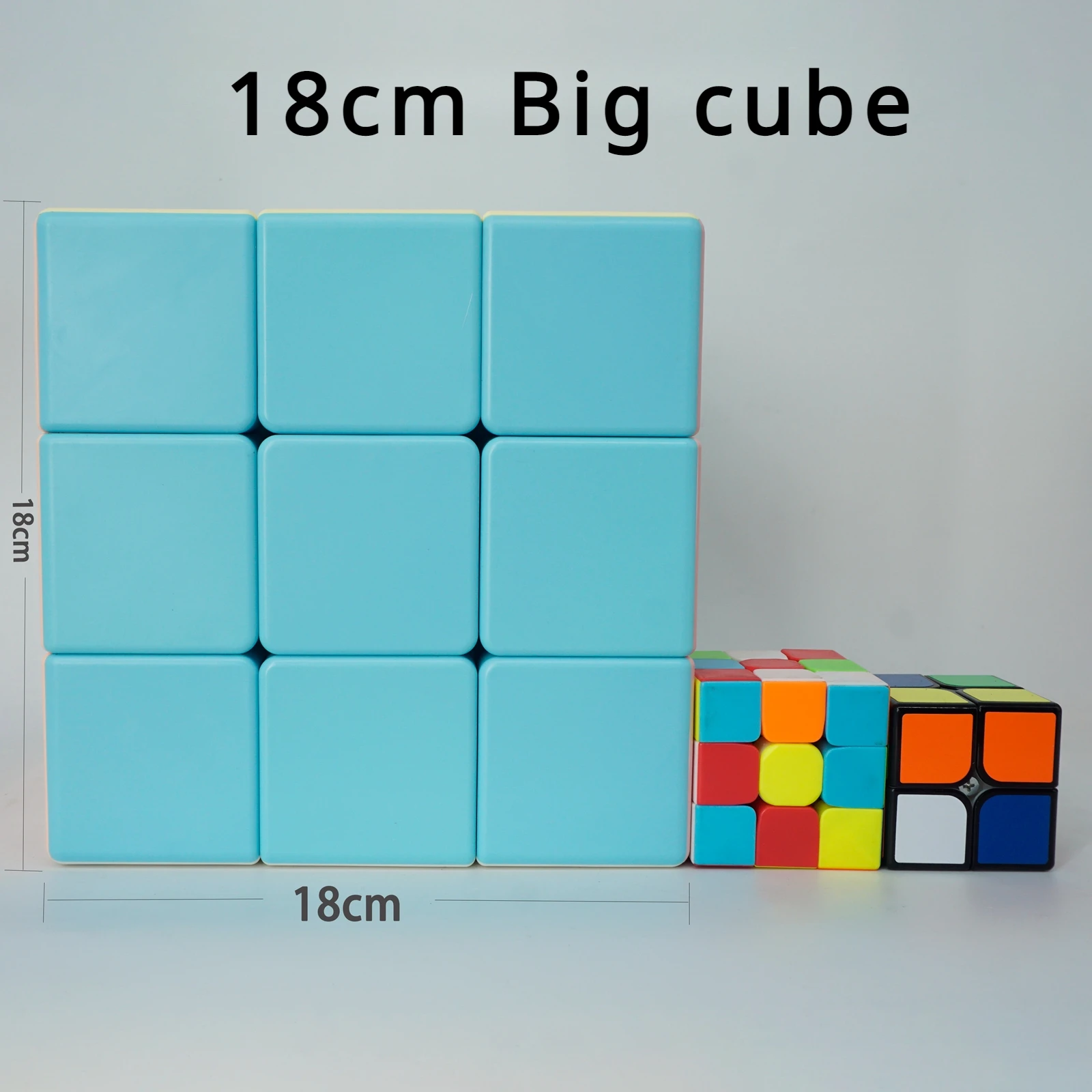 Cubo mágico super grande para crianças, Cubos mágicos profissionais, Brinquedo do cubo da velocidade, Presente, 3x3, 3x3, 18cm, novo, 2023