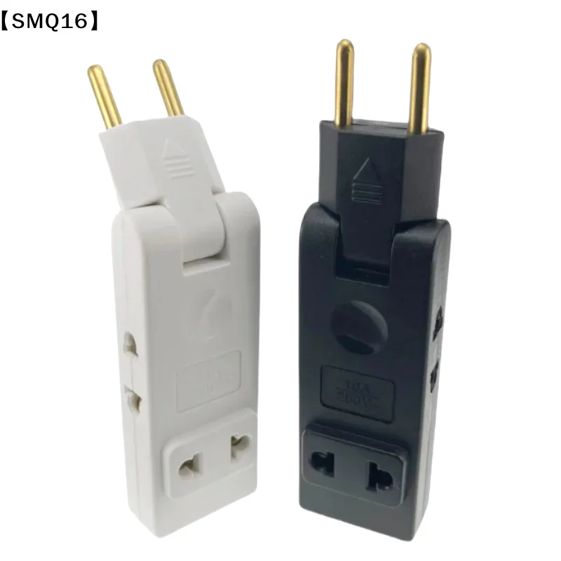 4 In 1 Wall Outlet Extension EU Electrical Socket 180 Degree Plug Adapter Travel Aadapter Portable Power Converter【SMQ】