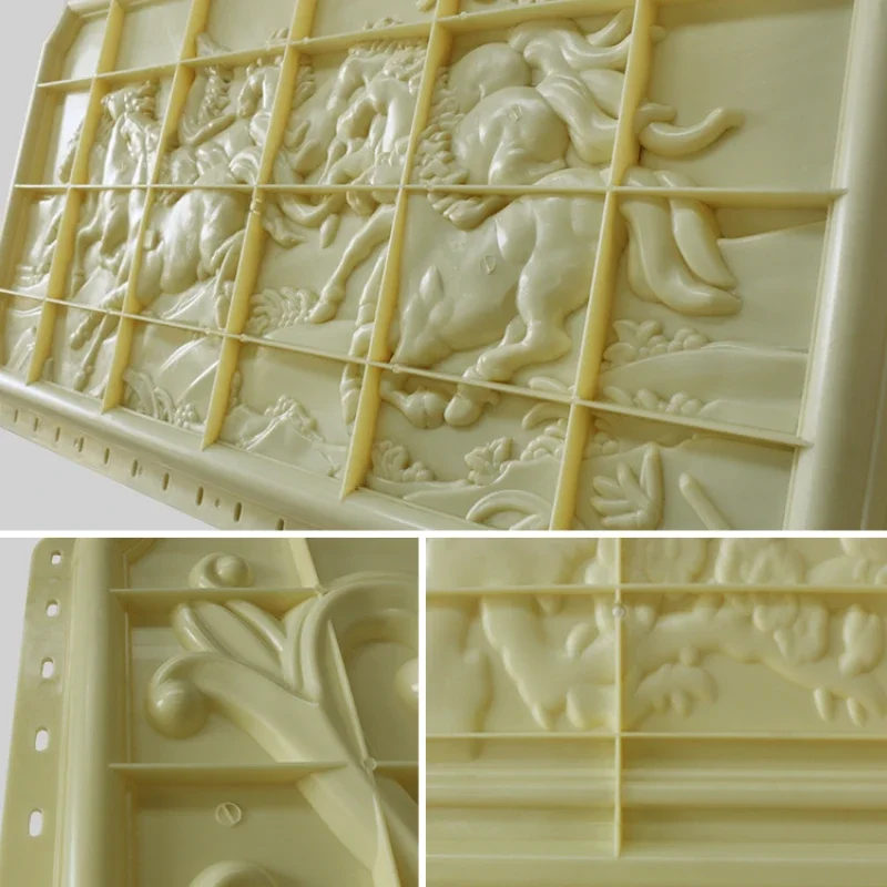 

Flower board wall flower mold relief flower villa cement decal model window grilles exterior wall decoration template