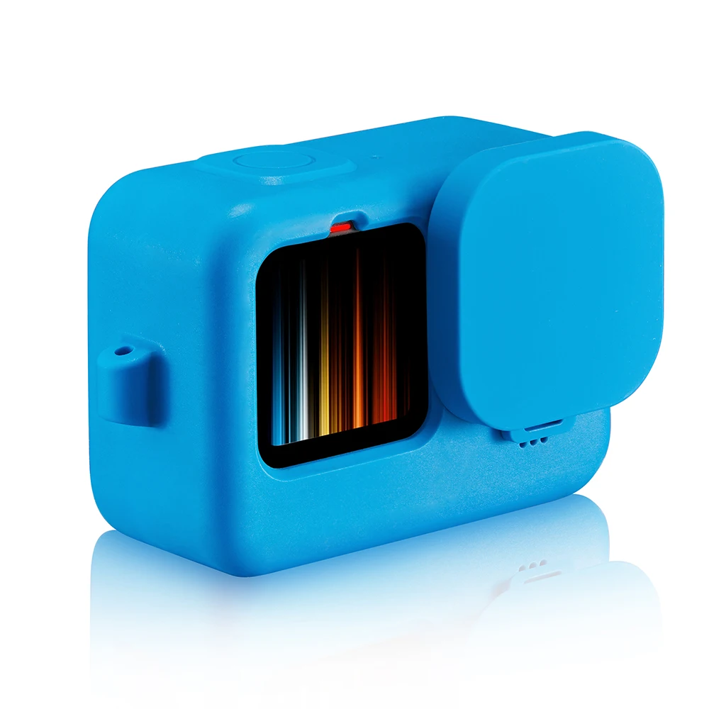 黒の強化ガラスモバイルスクリーンプロテクター,goproヒーロー11用の保護フィルム,スクリーンプロテクター,go pro 9,アクセサリー