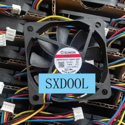 2pcs New 60mm 6cm Mute Case Fan for SUNON MF60101V1-1Q03C-S99 6010 60X60X10mm Slim 12V 1.46W PWM Variable Speed Cooling Fan