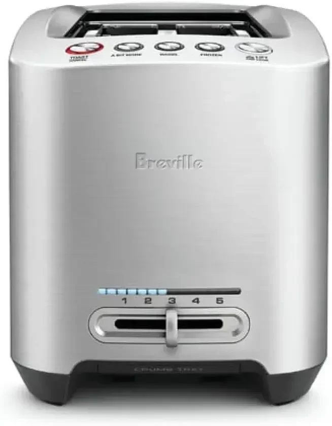 Smart Toaster Breville, 2 kromki, szczotkowana stal nierdzewna