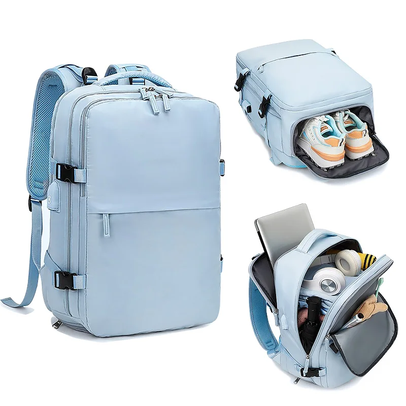 In stock multifunctional business travel backpack, outdoor dry wet separation backpack, laptop bag