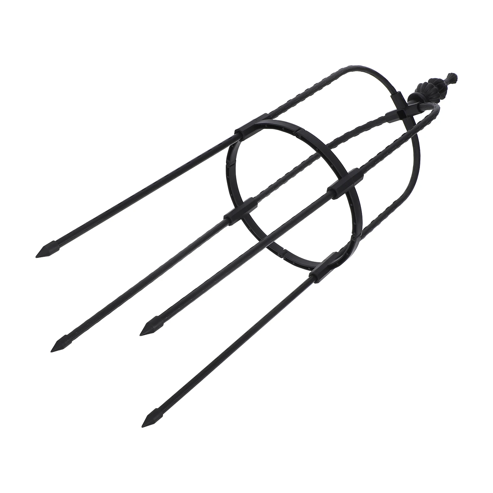 

8Mm Garden Obelisk Trellis for Climbing Plants Sturdy Metal Plant Support with Roman Lotus Column Design Outdoor Patio Balcony