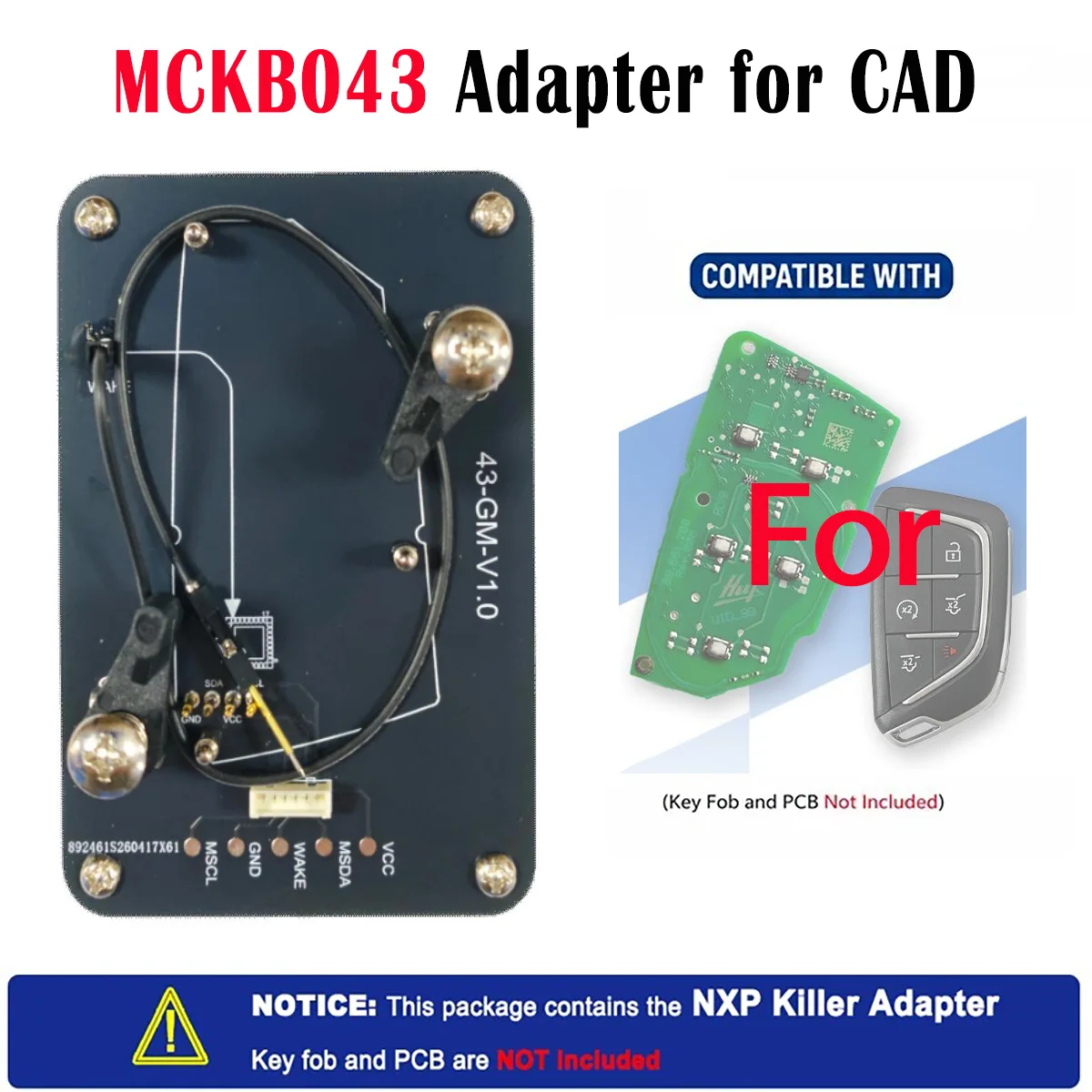 NXP Killer Tool Adapter Base Smart Keys Clones Compatible for Hyundai  Buick Toyota NIssan- Universal Key Programmi