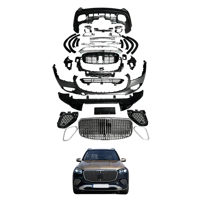 

Applicable to Benzz 20-24 GLS Upgraded Maybachs X167 Body Kit Front Bumper and Rear Bumper Grille Modification