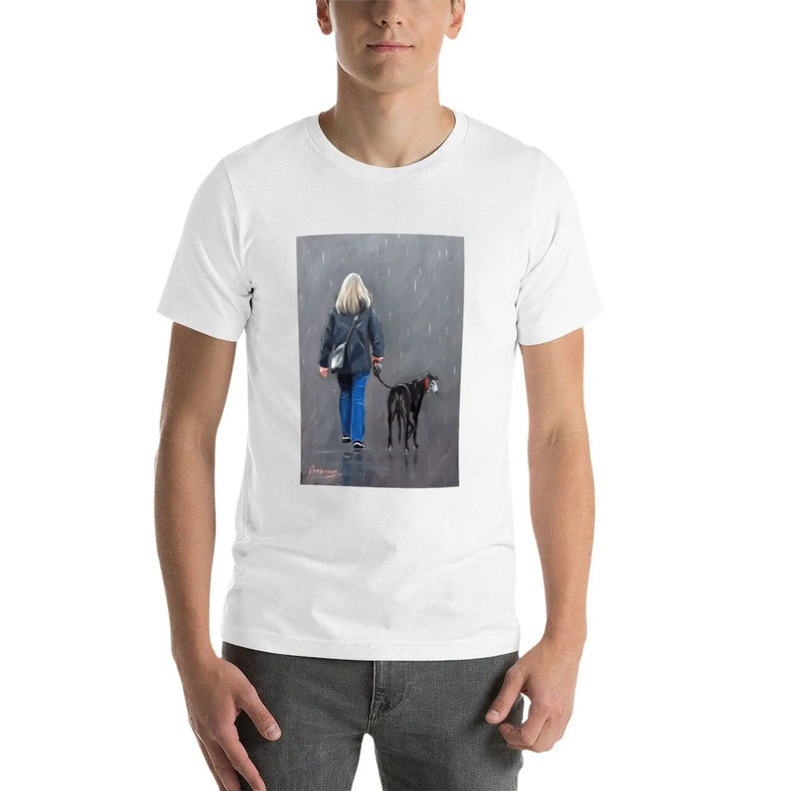 نو، نحن لا نعودا. تي شيرت رجالي تي شيرت قطن 100% جرافيك تي شيرت للرجال