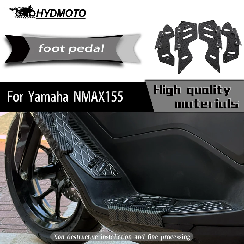 

Для Yamaha NMAX 155 nmax 155 2025 модифицированные подставки для ног педаль противоскользящая защита от столкновений утолщенные педали