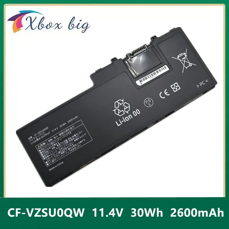 CF-VZSU0QW batería CF-VZSU0QJS para Panasonic ToughBook CF-20 Toughpad FZ-A2 baterías para ordenador portátil 11,4 V 2600mAh 30Wh