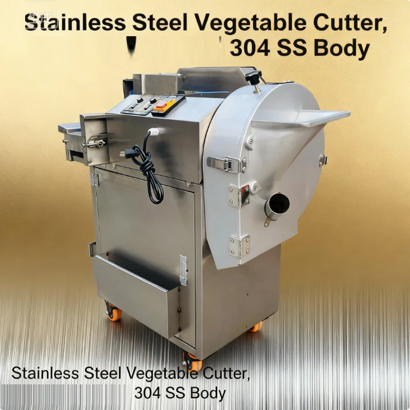 Commercial Multifunction Vegetable Cutter Electric Potato Carrot Ginger Lemon Slicer Shred Cutting Machine