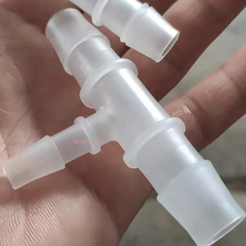 Plastic Hose Connector T Type Three-way  Pipe Fitting For  Fish Tank Garden Irrigation Joint 3.2mm~25mm