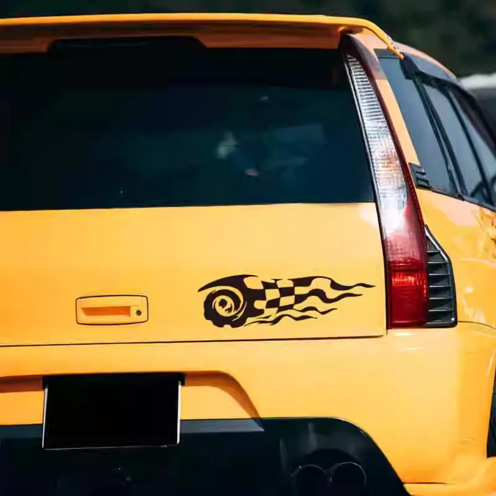 

Cover Scratch for Kawasaki Yamaha BMW KTM Honda Creative Flame Vortex Motorcycle Stickers Waterproof Motorbike Fuel Tank Decals