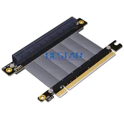 Elbow Design Gen3.0 PCI-E 16x To 16x 3.0 Riser Cable 5cm 10cm 20cm 30cm 40cm 50cm PCI-Express pcie X16 Extender Right Angle