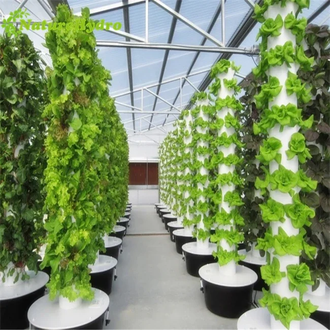 Greenhouse Hanging Vertical Aeroponic Hydroponic Planting Tower Garden System