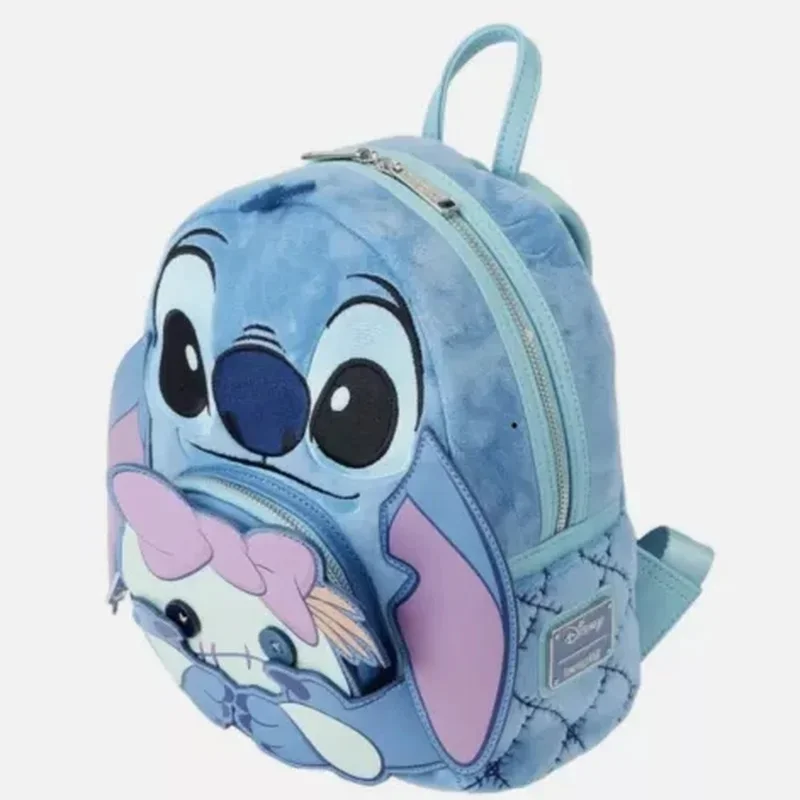 Nouveau sac à dos pull tricoté imprimé Disney Loungefly Interstar pour bébé, Mini sac à dos périphérique Anime, sac de loisirs pour enfants