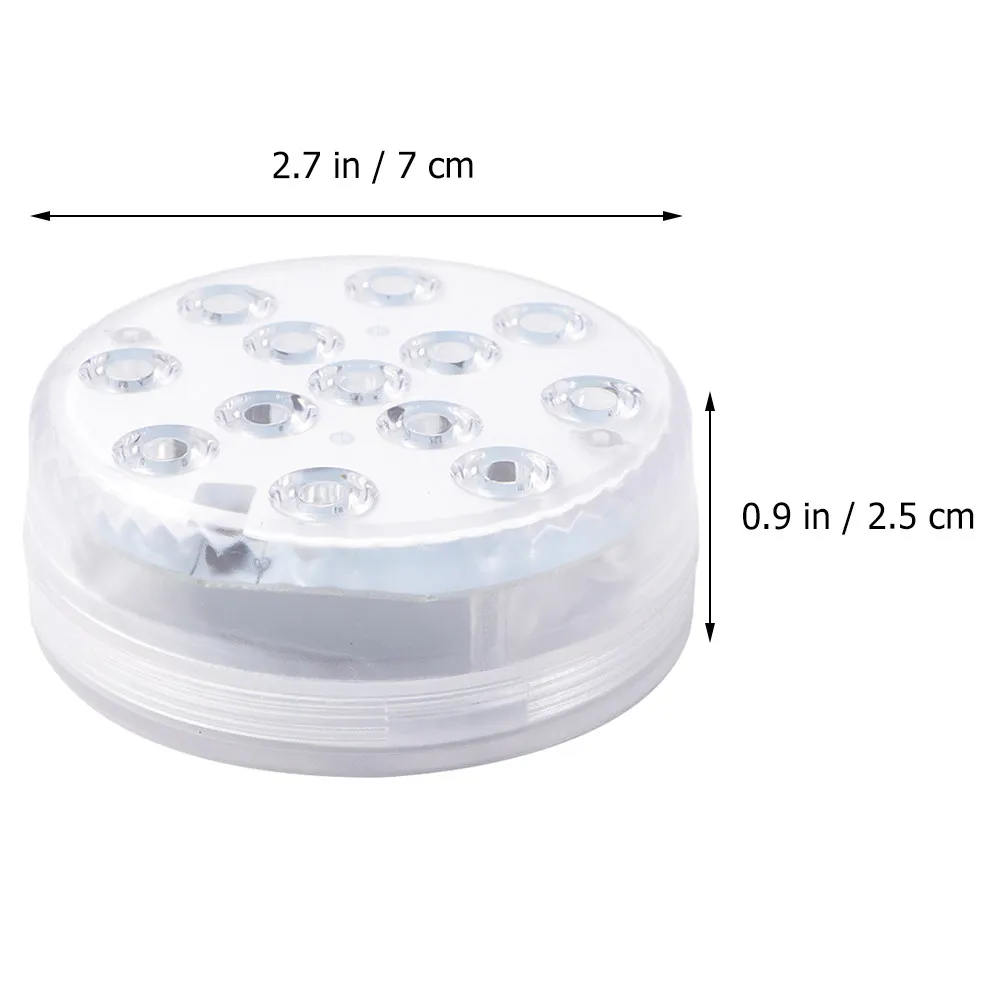 13 Lights Submersible LED Underwater Light Waterproof Pool Lamp Rgb 16 Colors Multiple Modes Adjustable Brightness Night
