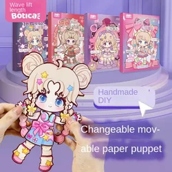 PVC Dress Up Sticker EVA DIY Change Clothes Cartoon Stickers Card Handbook Activity Books Guka Sticker Princess Toy Hand Ledger