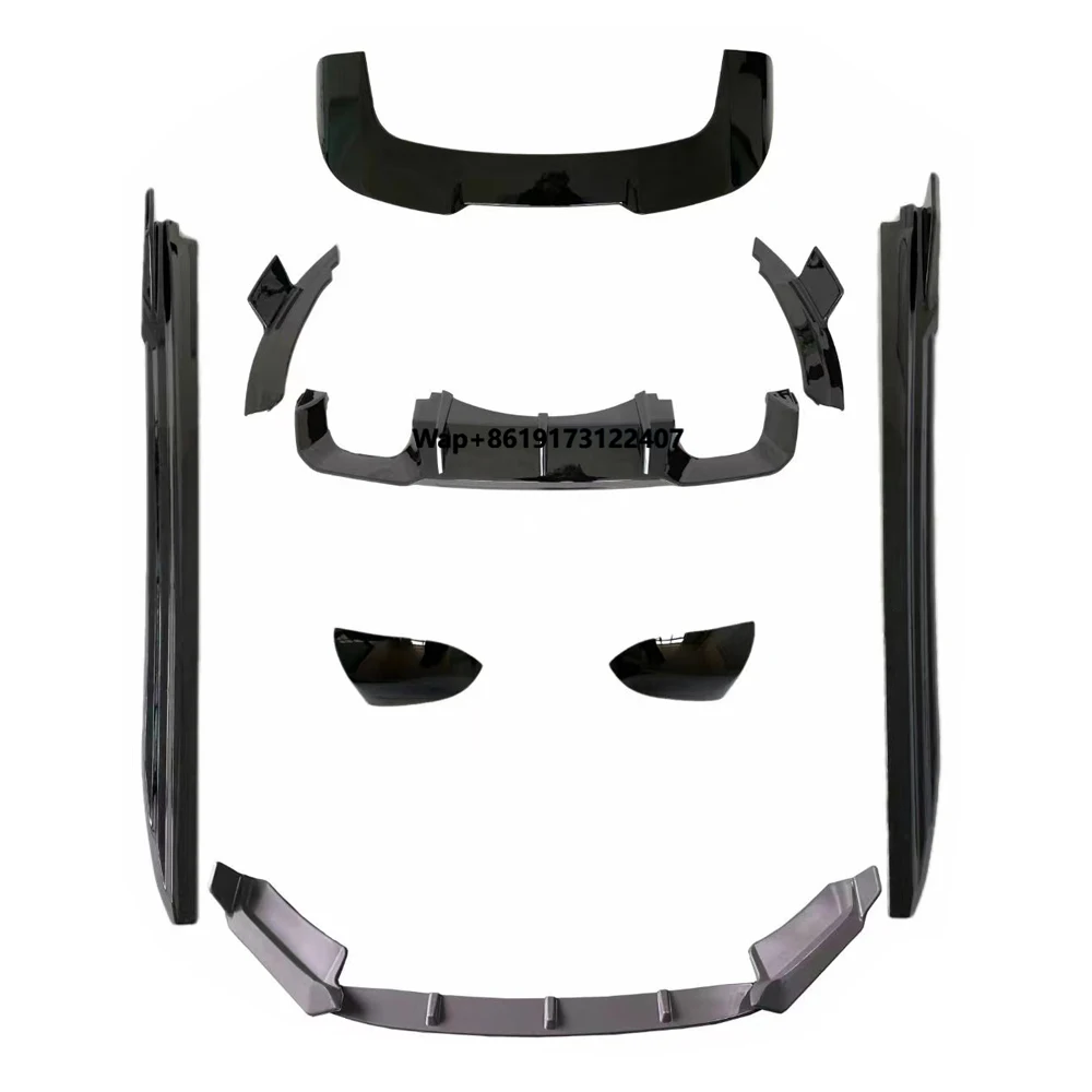 

X5 F85 Glossy Black ABS Material Front Splitter Rear Diffuser Lip Side Extensions Spoiler Mirror Cover F85 aero Kits