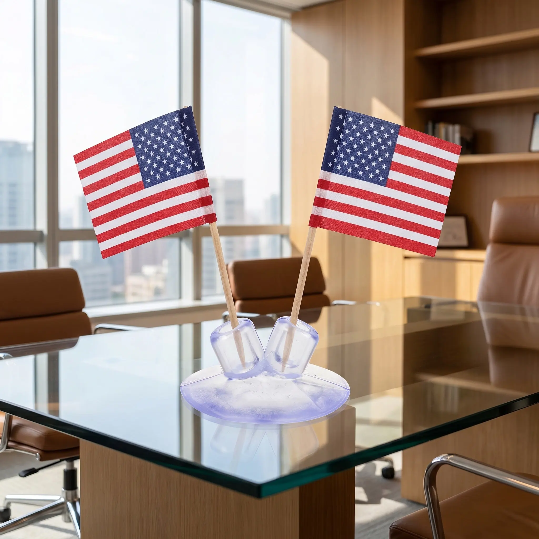 100Pcs Flagpole Suction Cups Double Hole Small Suction Cup Pads for Desktop Shelf Glass Window Flag Supply Flag Accessories