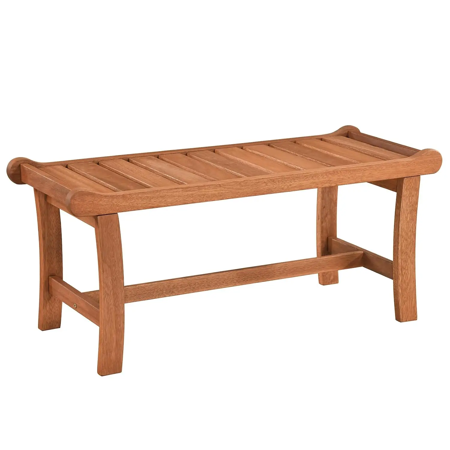 Outdoor Wood Bench, 41.5