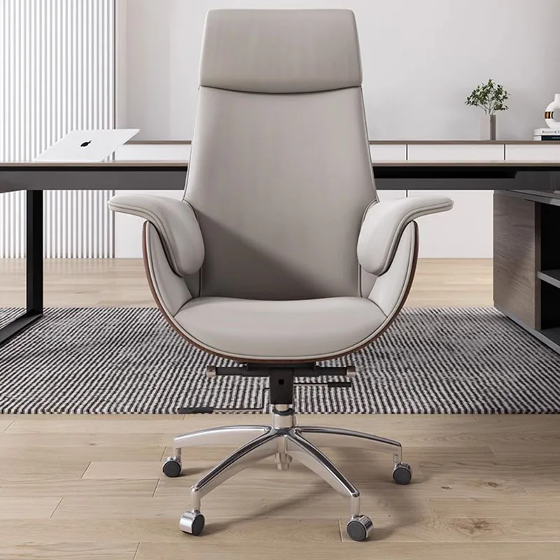 Ergonomic Reclining High Back Executive Desk Chair with Lumbar Support, Comfort Office Computer Seat for Long Hour Daily Use