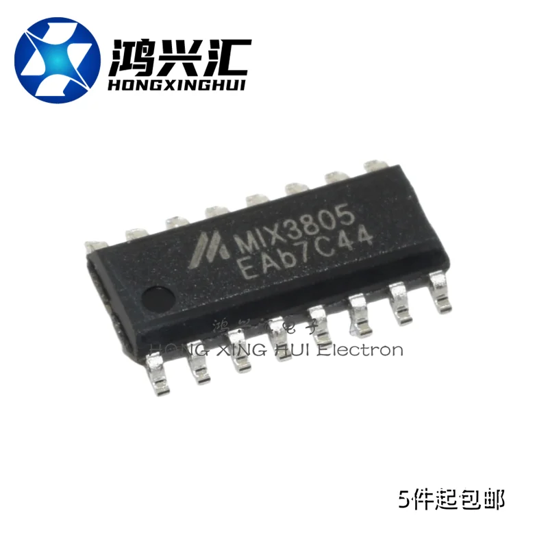 New/Original MIX3805 ESOP-16 8.5W Stereo Class F Audio Amplifier IC with Anti-Breakout