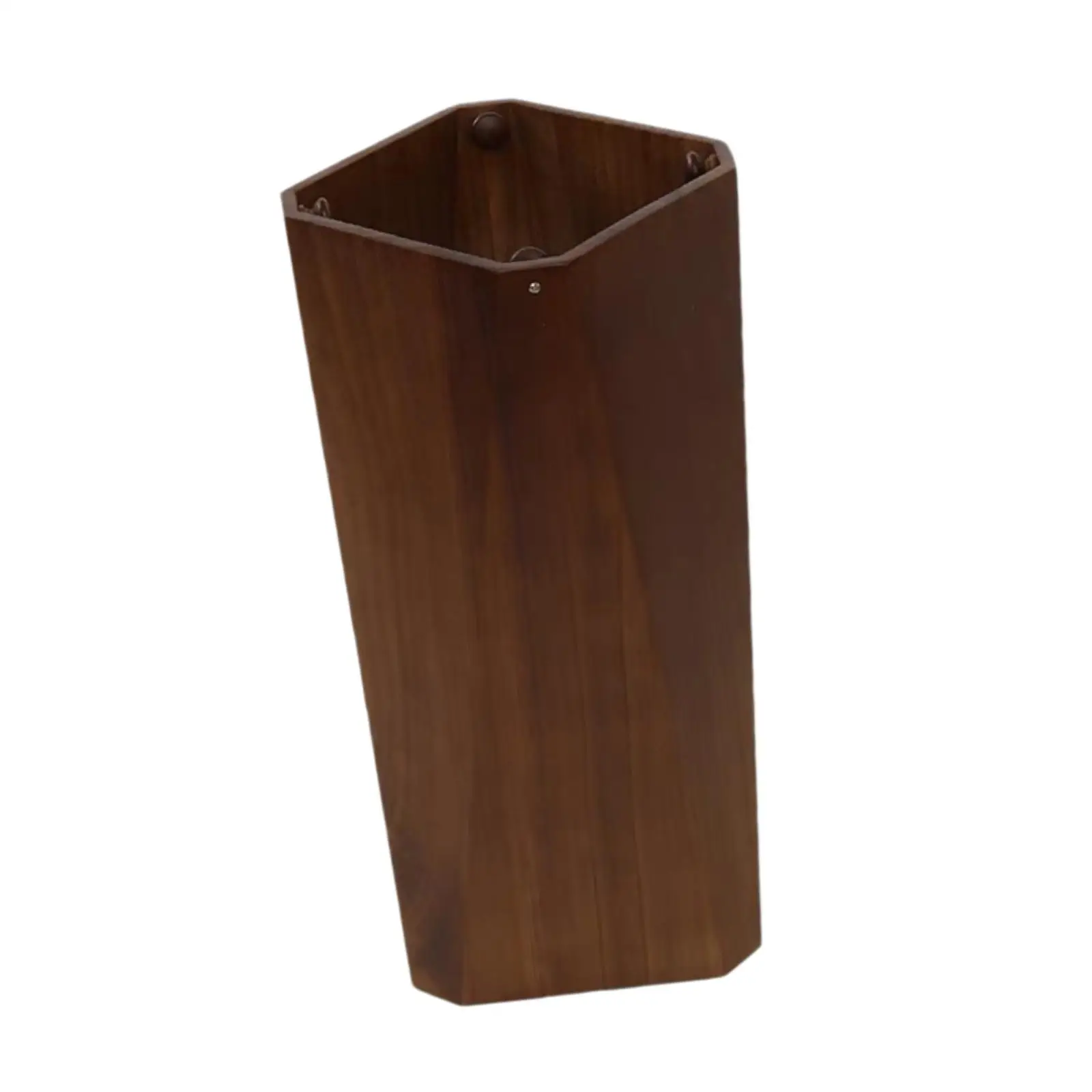 Wooden Umbrella Holder Freestanding Drain Rack Multipurpose Umbrella Rack for Home Office Entryway Living Room Supermarket