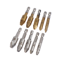 5Pcs High Speed Steel Double Easily Take Out Side Drill Out Broken Screw Remover Bolt Damaged Screw Extractor Drill Bit