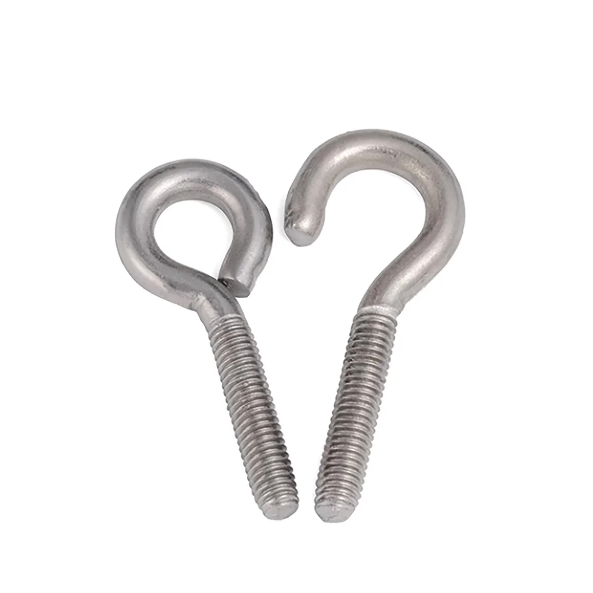 

304 Stainless Steel Sheep Eye Screw/ Open/Closed Hook Screw/ Lifting Ring Bolt Screw M3M4M5M6M8M10