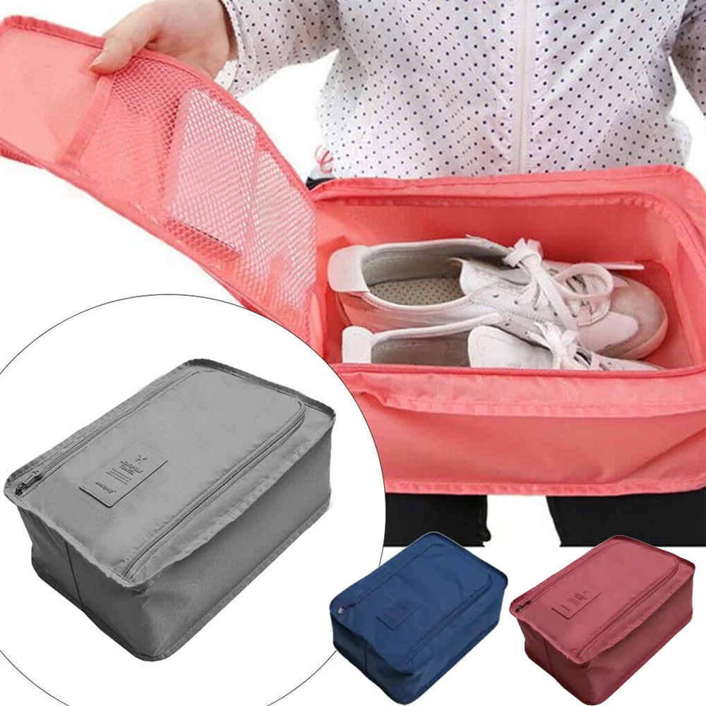 Travel Portable Folding Small Shoe Bag Multifunctional Clothes Toiletry Organizer Water Beach Traveler Space Saver Storage Bags