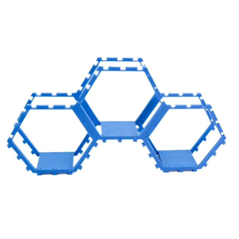 3PCS New Hexagonal Toy Showcase Stand Splicing Honeycomb Storage Rack DIY Toy Storage Tool-Y47A