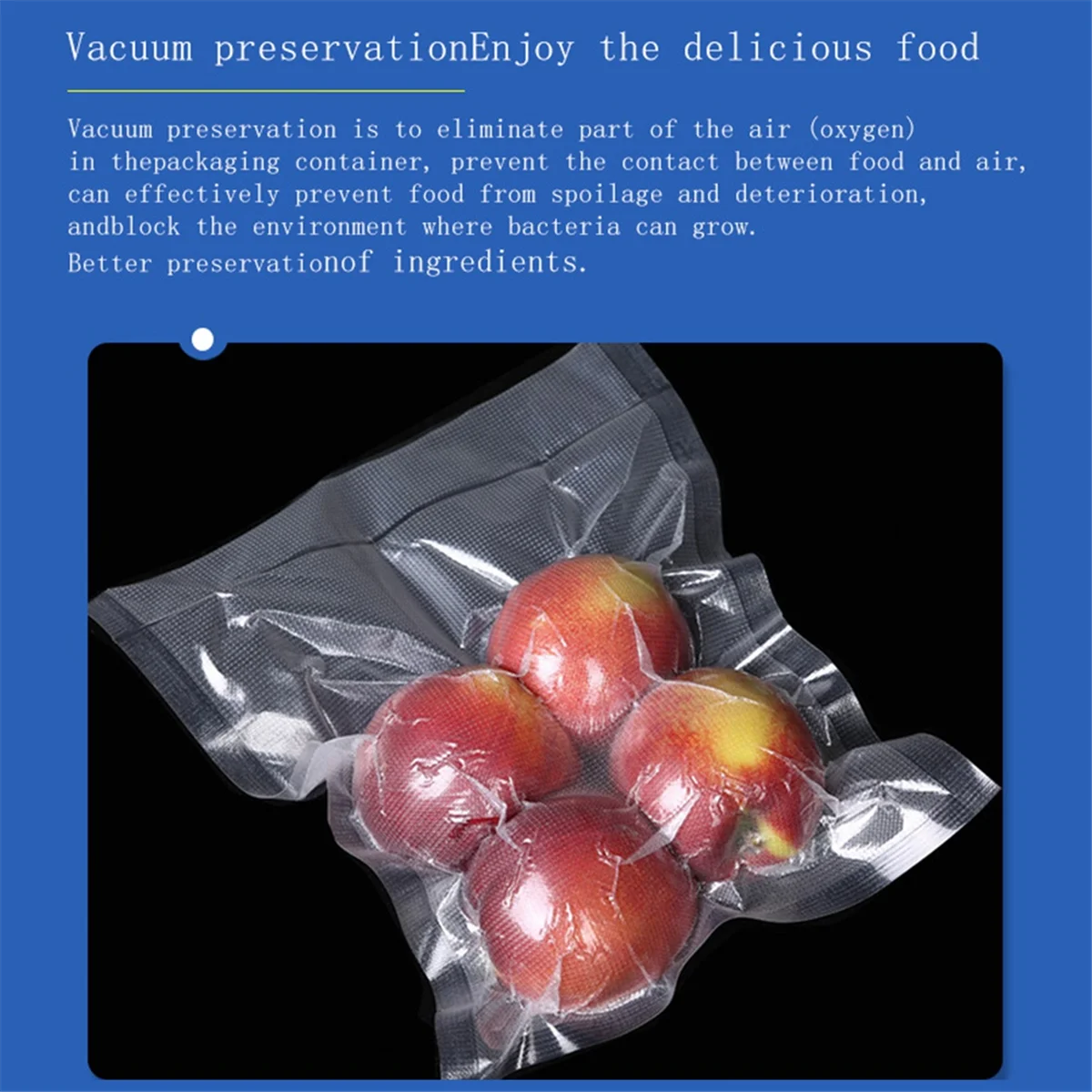 Новые 100 шт. пакеты для вакуумного упаковщика 20x30 см с отрывными выступами, прозрачные пластиковые плоские пакеты, пакеты для упаковки пищевых продуктов