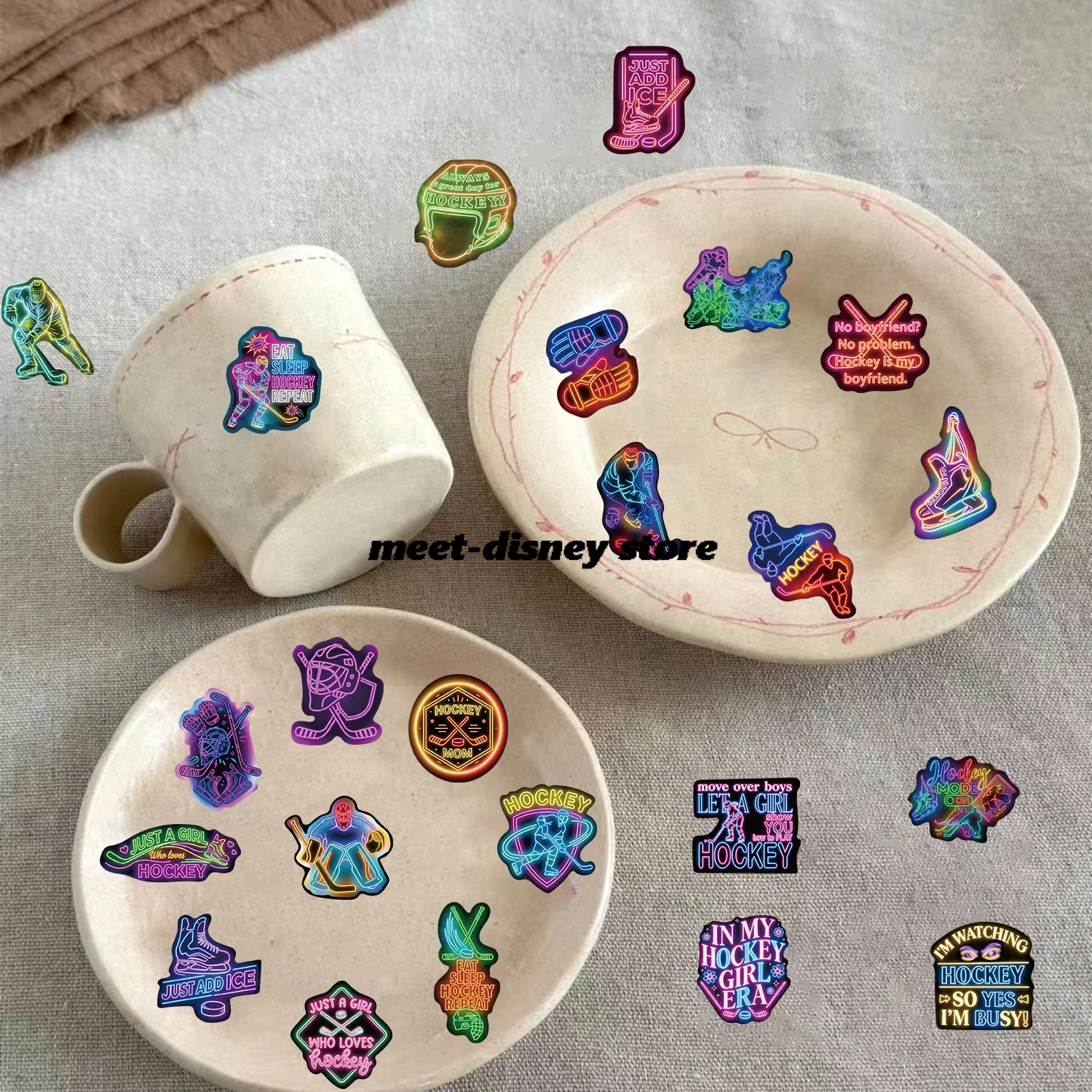 50PCS Stickers Curling Motorcycle Streetwear Stationery Phone Suitcase Cartoon Room Cafe Harajuku Aesthetic Sticker