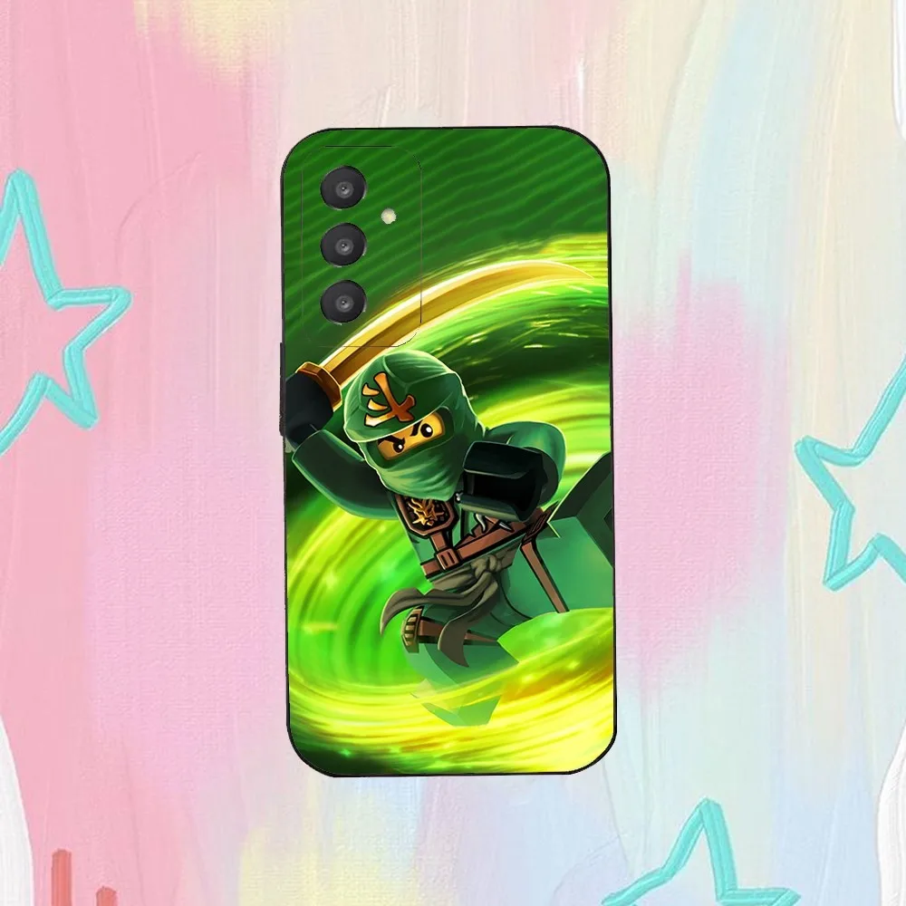 L-Lego N-Ninjago Phone Case For Samsung Galaxy A52 A12 A51 S21 Edge S22ULTRA S23 S20LITE Plus Ultra Black Cover