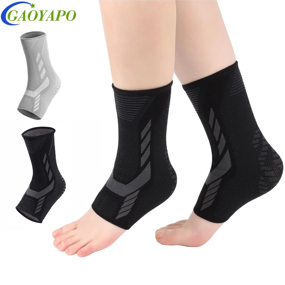 

2PCS Ankle Brace for Men & Women - Compression Sleeve for Sprain & Strain Recovery,Plantar Fasciitis,Basketball,Football Support