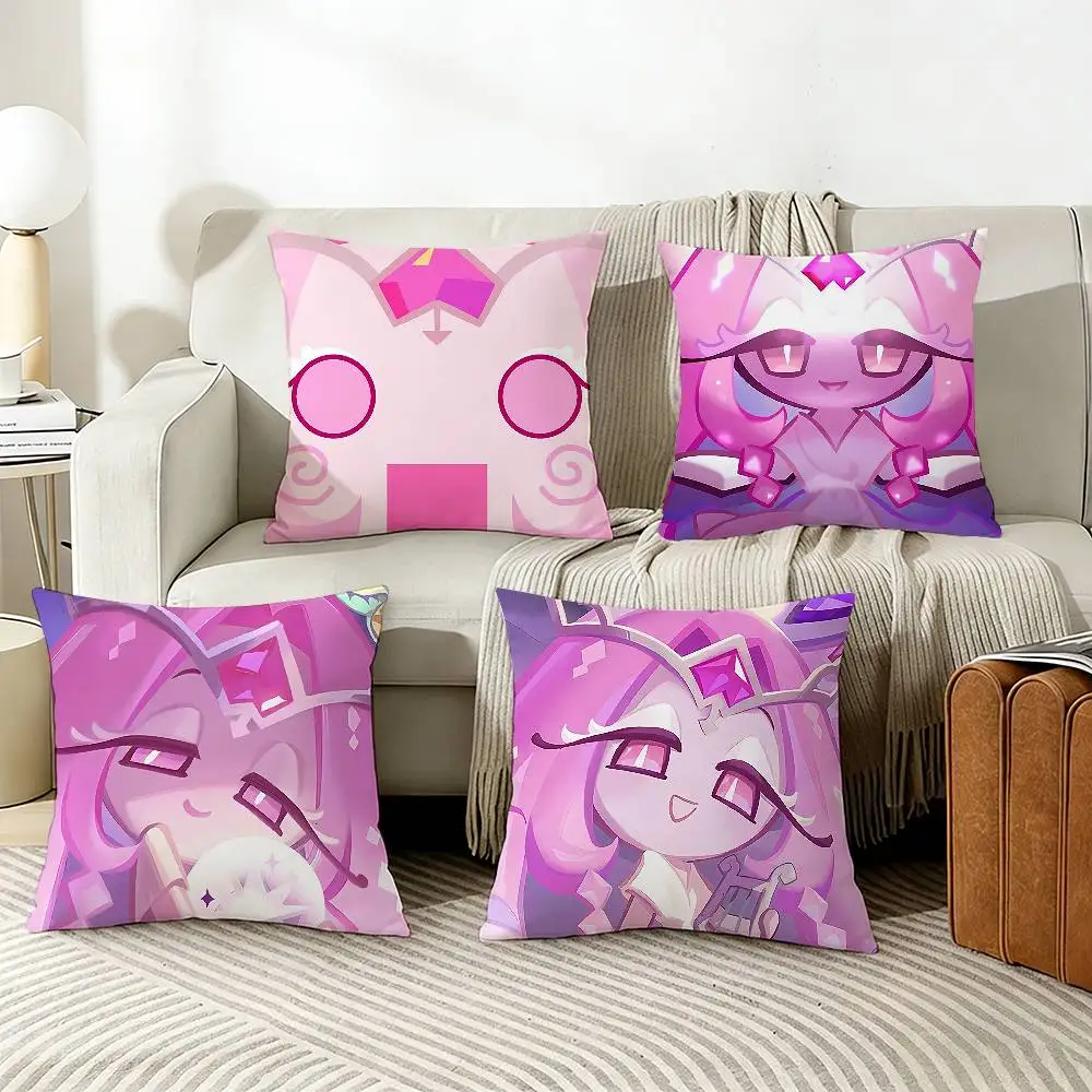 

E-Eternal Sugar C-Cookie Pillow Cover Sofa Cushion Cover Home Room Decoration Children Gift