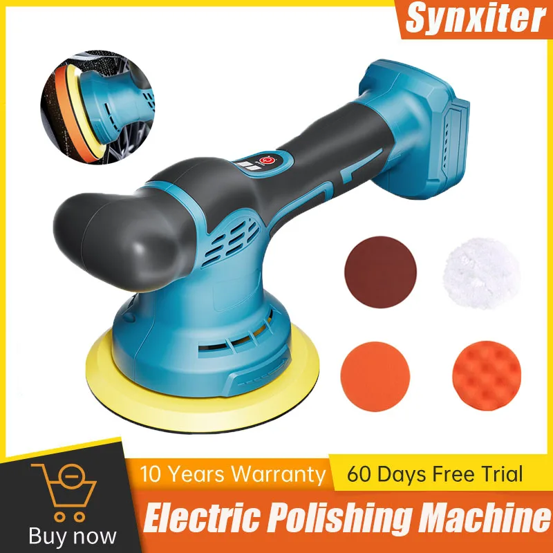 

Cordless Car Polisher Electric Polisher Machine Wireless Furniture Waxing Sanding Sealing Glaze Cleaning Glass Power Tool