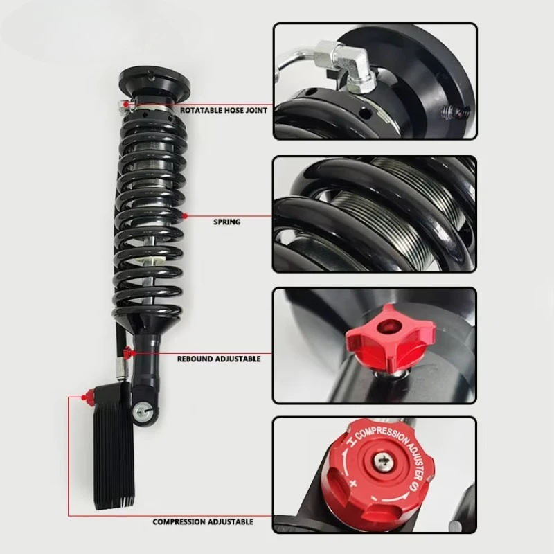GDST Bump Stop Suspension Front Rear Shock Absorber Off-Road Shocks for Warrior L200