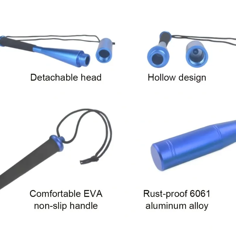 Bichero de Aluminio Hueco Desmontable – Accesorio para Embarcación