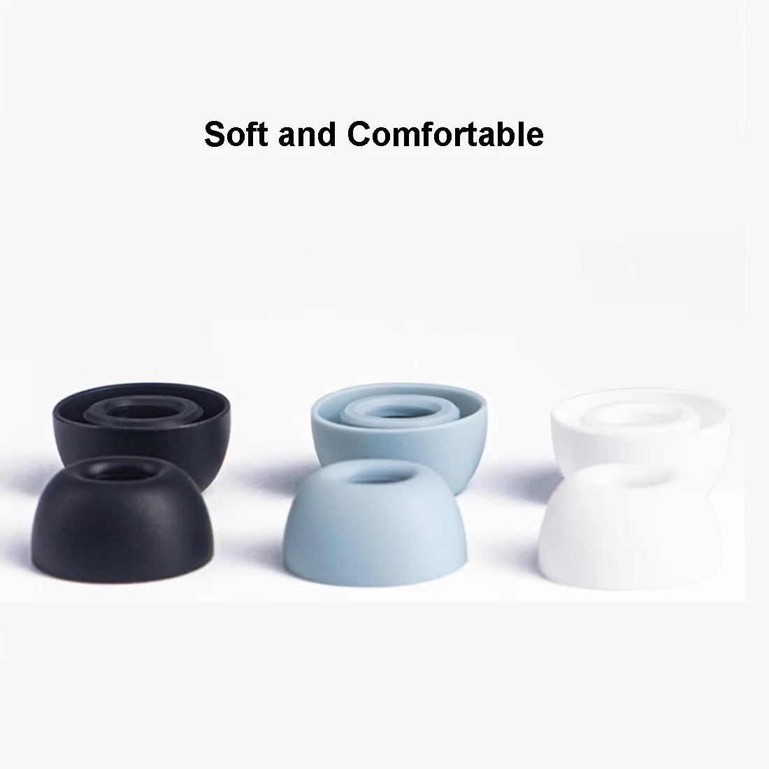 3Pairs Silicone Ear Tips for Xiaomi Redmi Buds 8 Lite 8Pro Eartips Ear Pads Caps Case view 4